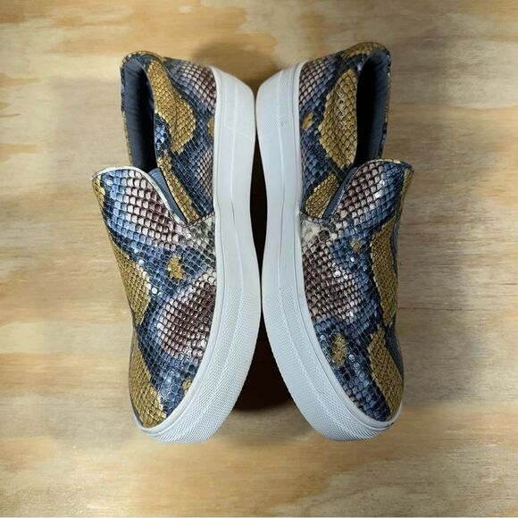 Steve Madden Gills Animal Skin Platform Sneakers Women’s Size 6 - Picture 4 of 7